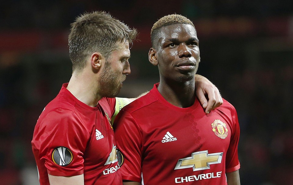 Carrick’s early season displays helped record buy Paul Pogba integrate into the team