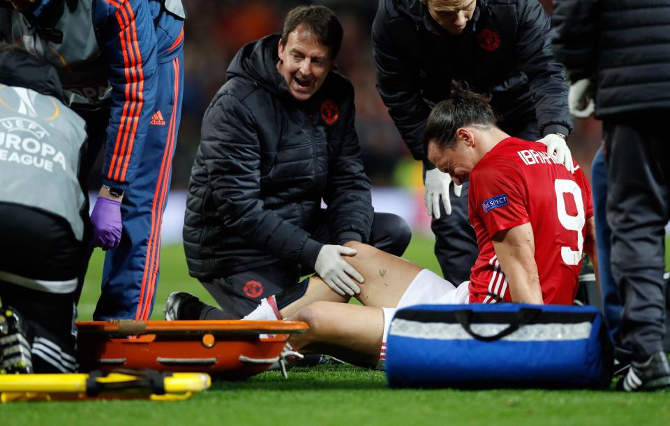 Zlatan Ibrahimovic suffered a serious knee injury last month which has threatened any new Manchester United deal