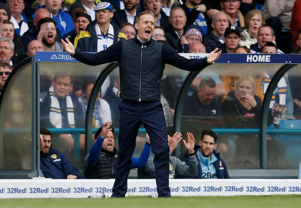  Garry Monk had led Leeds United to seventh in the Championship