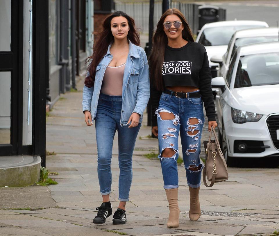  Geordie Shore newbies Abbie Holborn and Sarah Goodhart plumped for some cosmetic surgery during their weekend off