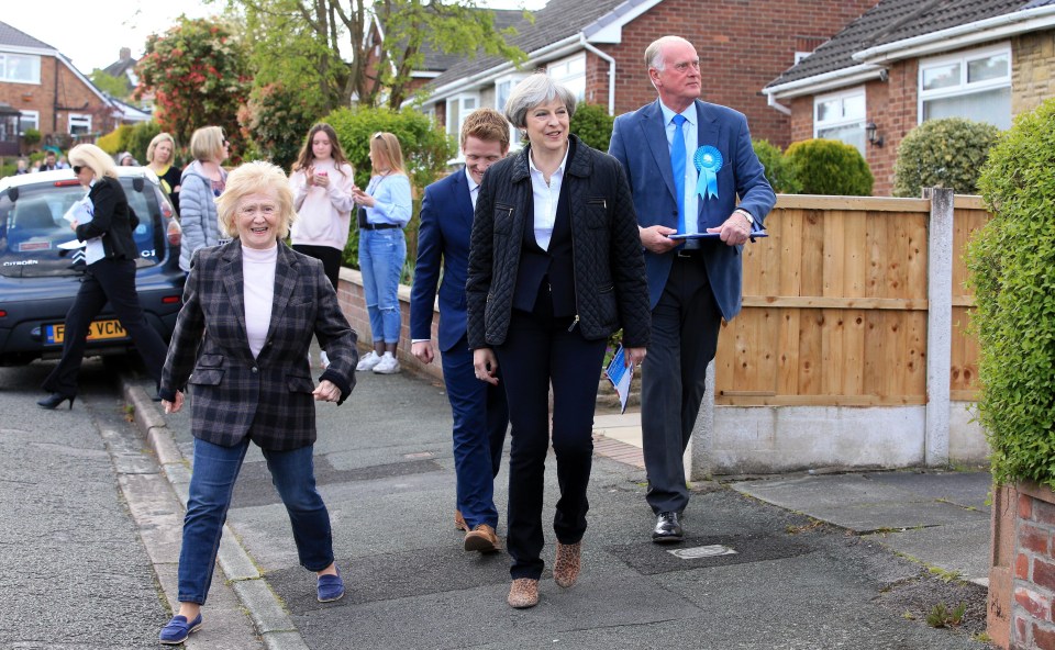 Prime Minister campaigns door-to-door with Conservative Councillor Samuel Currie 