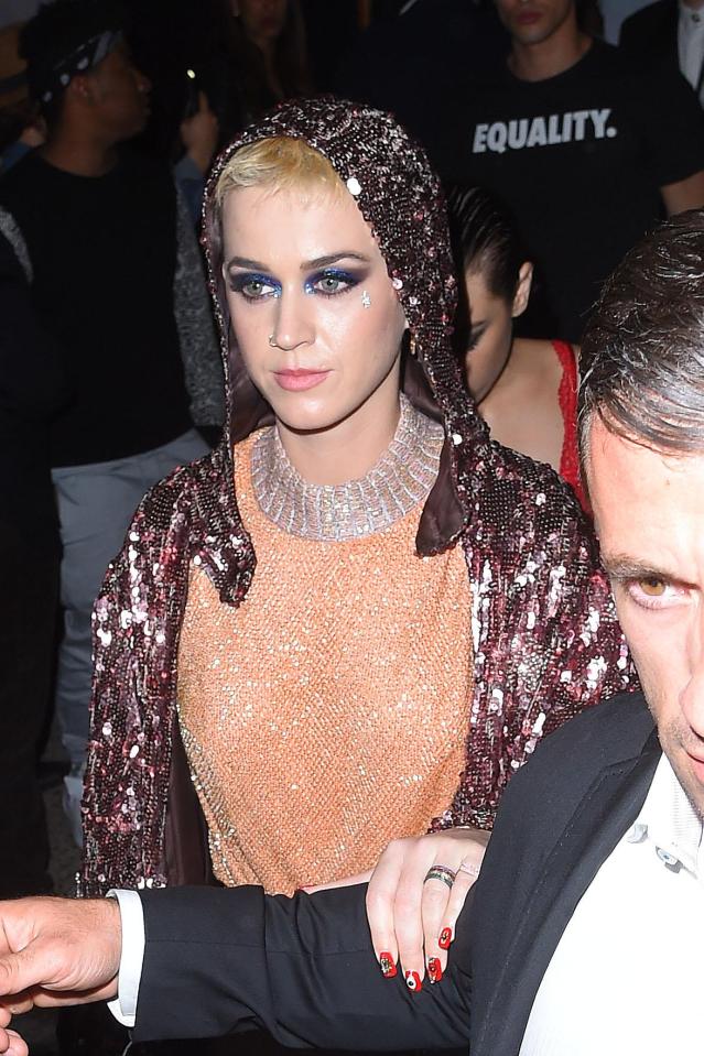 Katy Perry seen leaving the Met gala after party in New York 