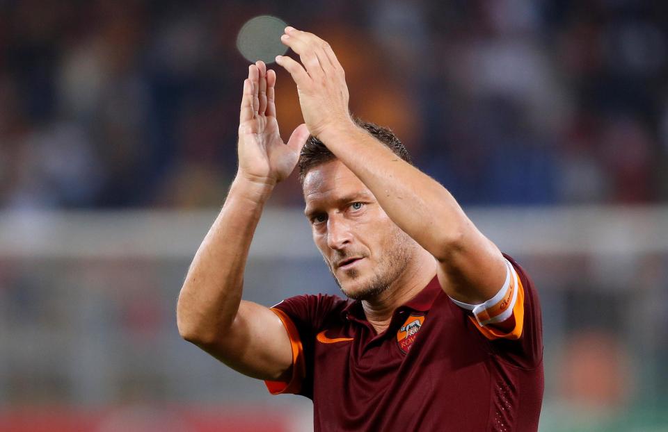  Francesco Totti is a reported transfer target for Turkish side Antalyaspor