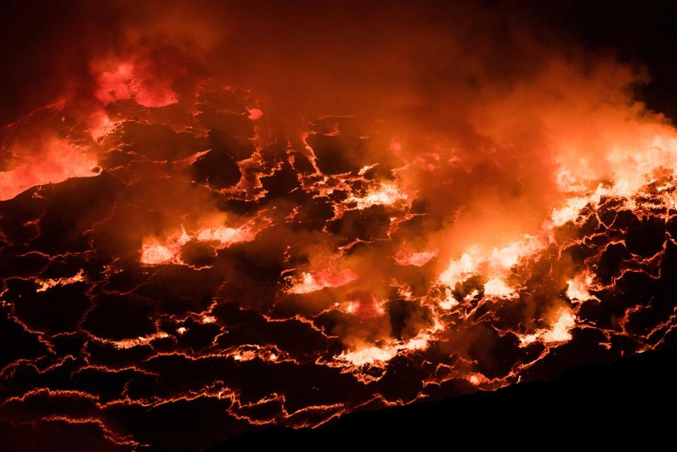  Another view of the hellish lava lake on Planet Earth