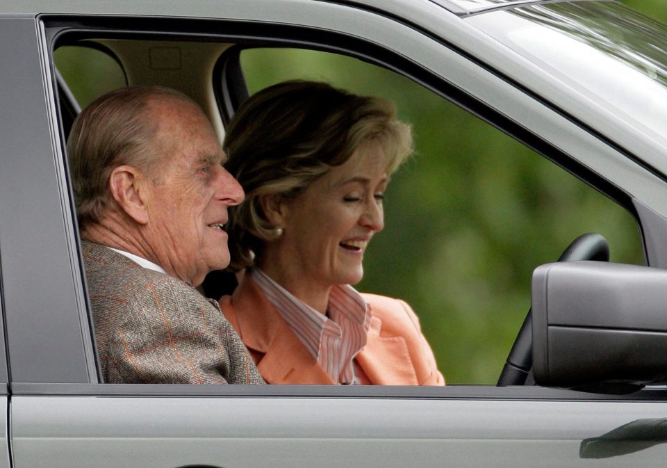  Duke and Lady Brabourne watch Royal Windsor Horse Show together decades later