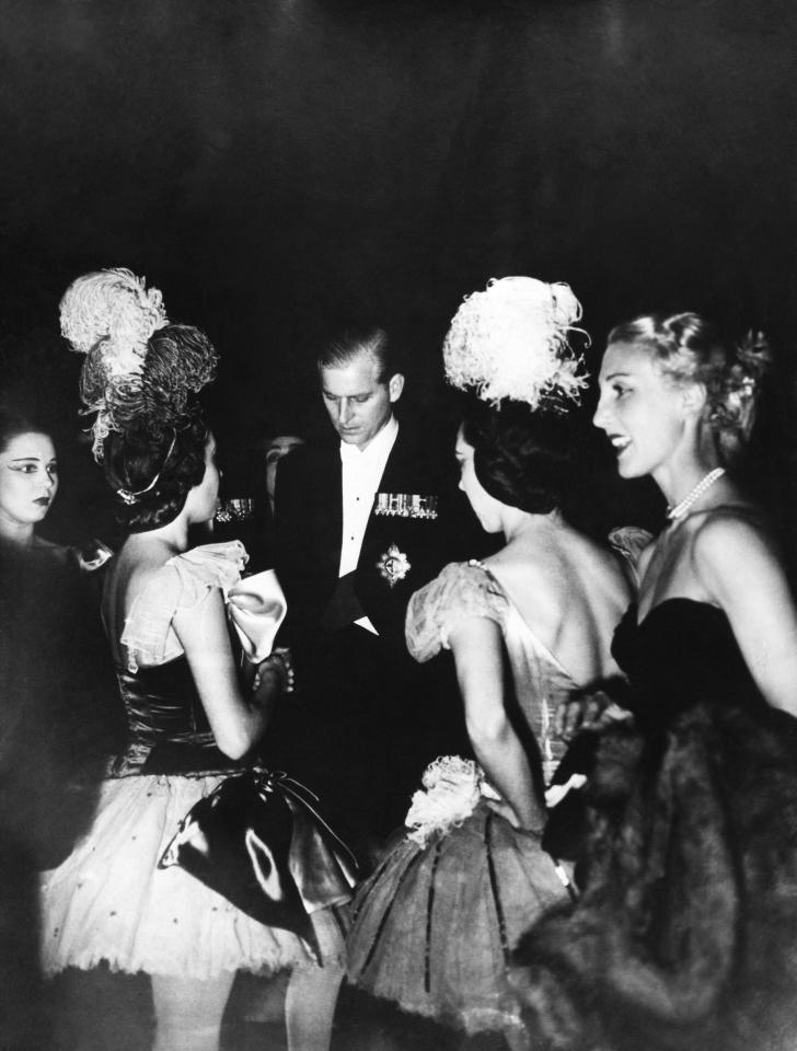  Prince Philip has always enjoyed the company of attractive ladies as seen here during an interval at the opera