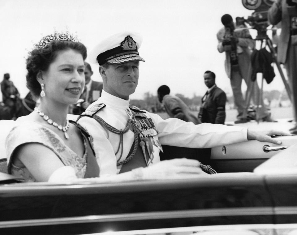  The Queen and Duke of Edinburgh tour Nigeria in 1956