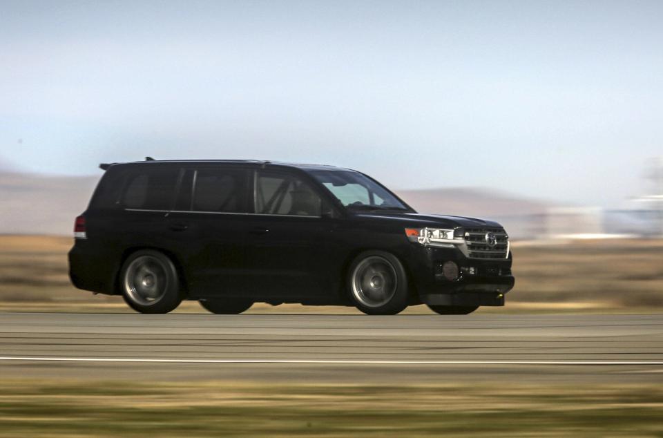 Toyota have set a new land speed record in a turbocharged SUV