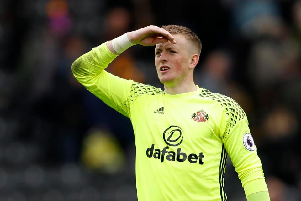 Sunderland want £30million for star goalkeeper Jordan Pickford