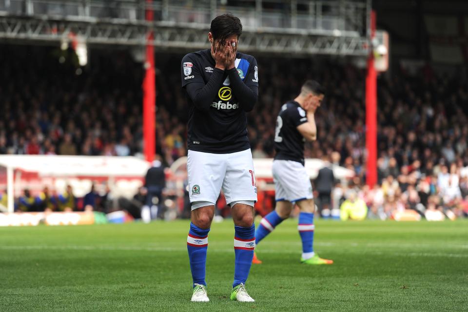 Blackburn won 3-1 away to Brentford but were still cruelly relegated