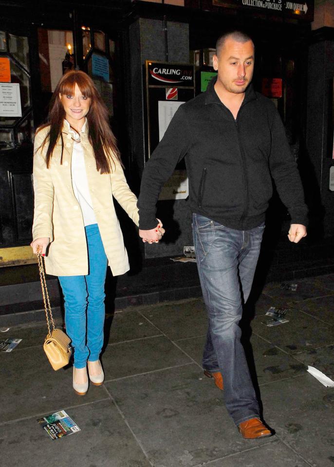  Davies threatened to stab and burn the Girls Aloud singer - the couple are pictured here in 2007