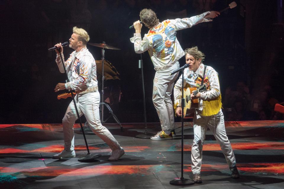  The band went for a very particular style with their stage costumes