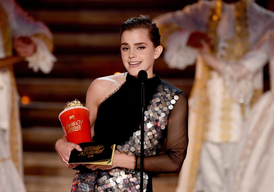  Emma used her victory speech to claim that the award was 'very meaningful'