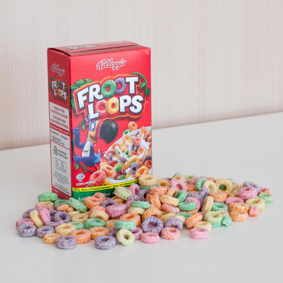  The popular American cereal Froot Loops are featured in Burger King's newest milkshake