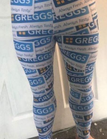  Many social media users have shared the image of the eye-catching leggings