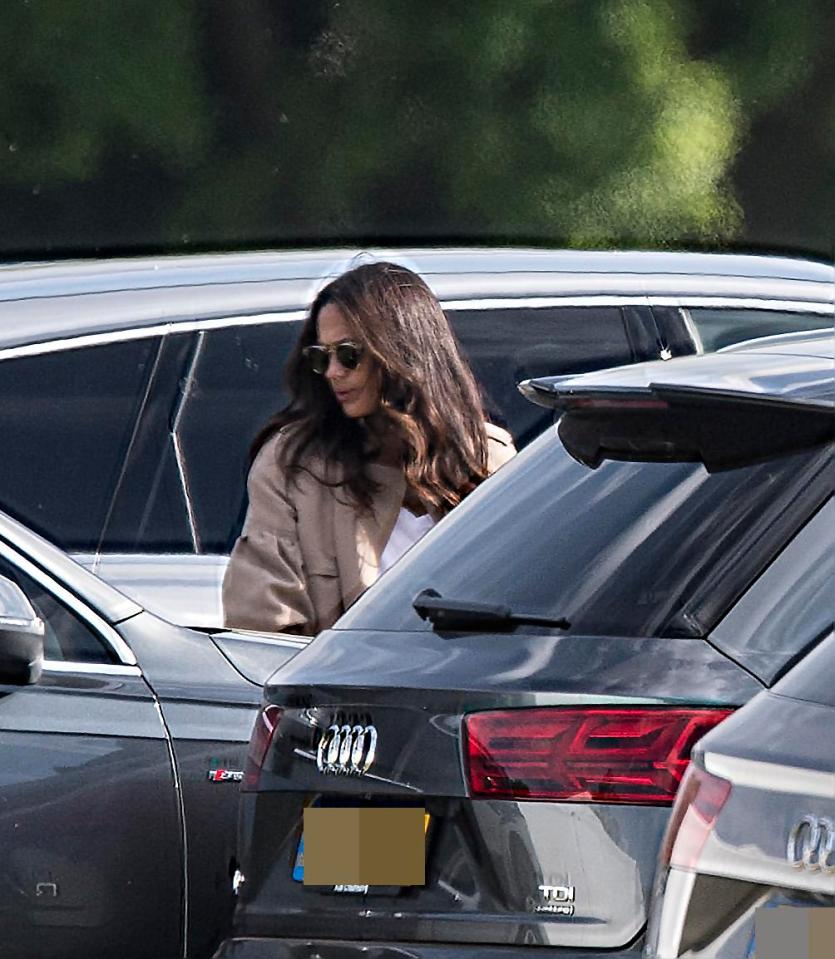  Actress Meghan arrives at Coworth Park Polo for her first public appearance with Harry