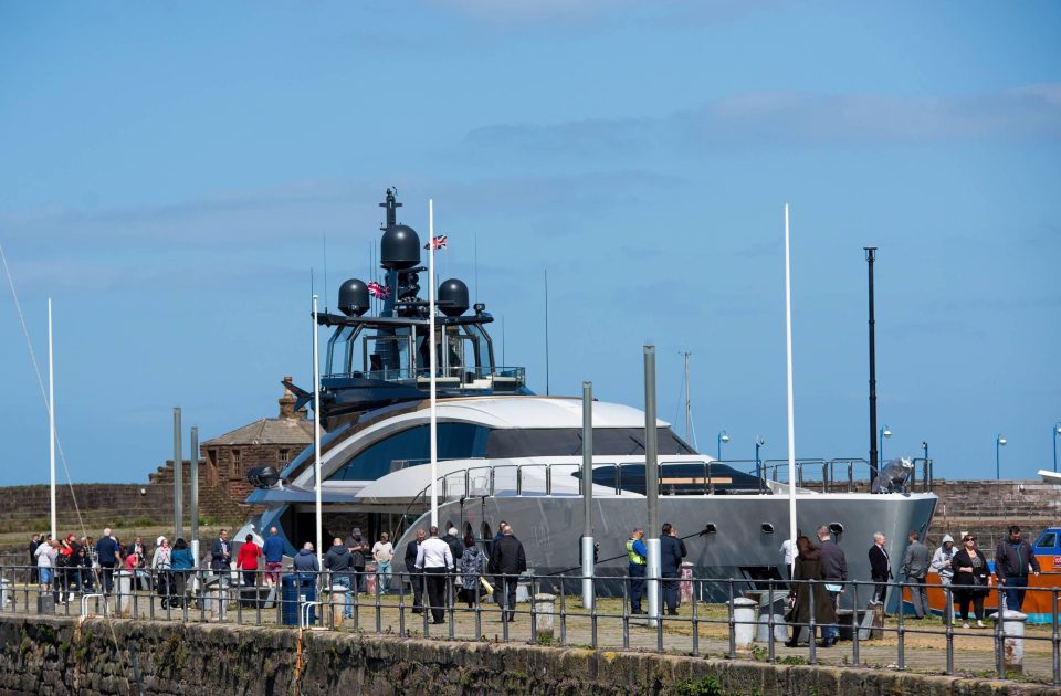  The impressive vessel is owned by Russian billionaire Alexei Mordashov