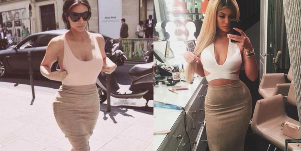 kylie jenner kim kardashian