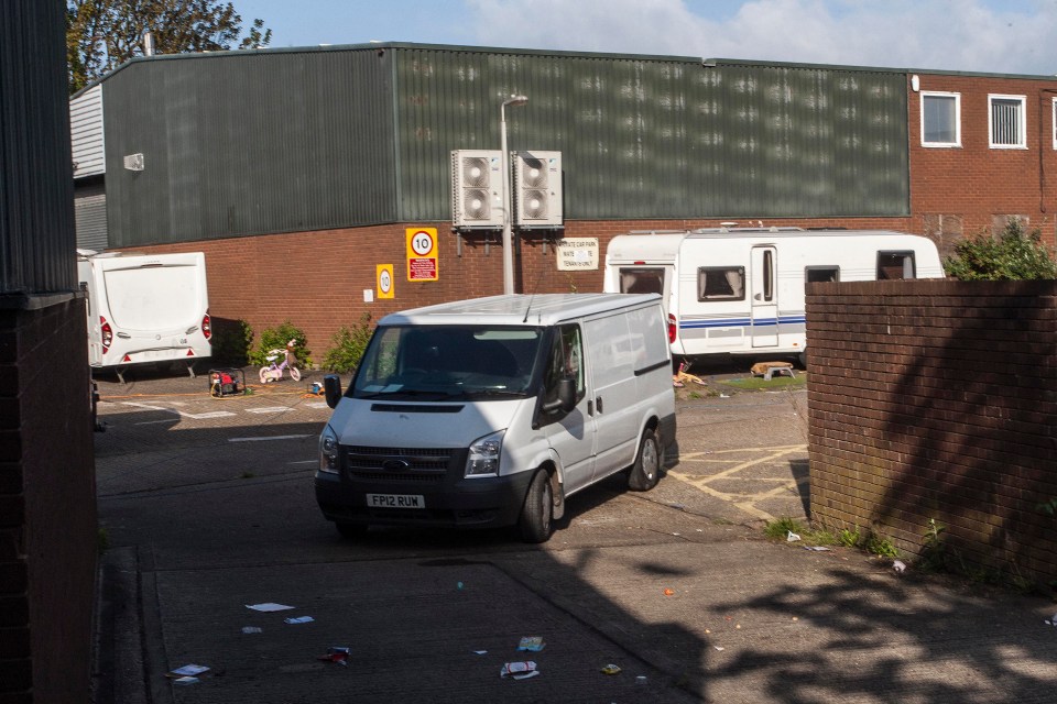 Travellers at the Essex site have threatened to prosecute anyone who tries to move them on 