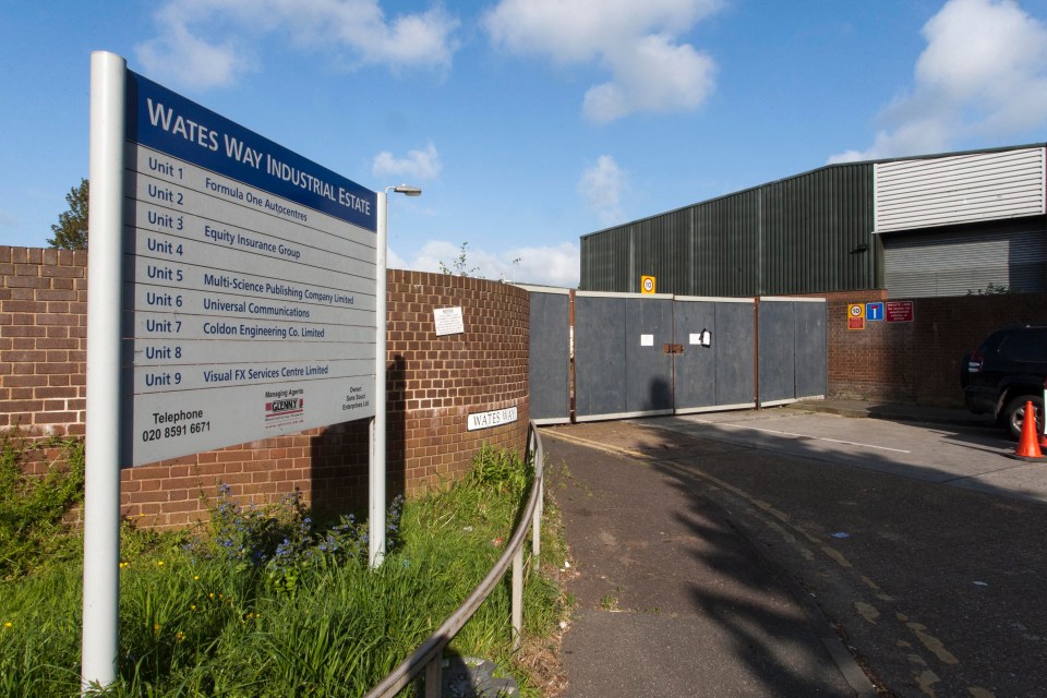 These gates lead to the industrial site the travellers pitched up on to overnight