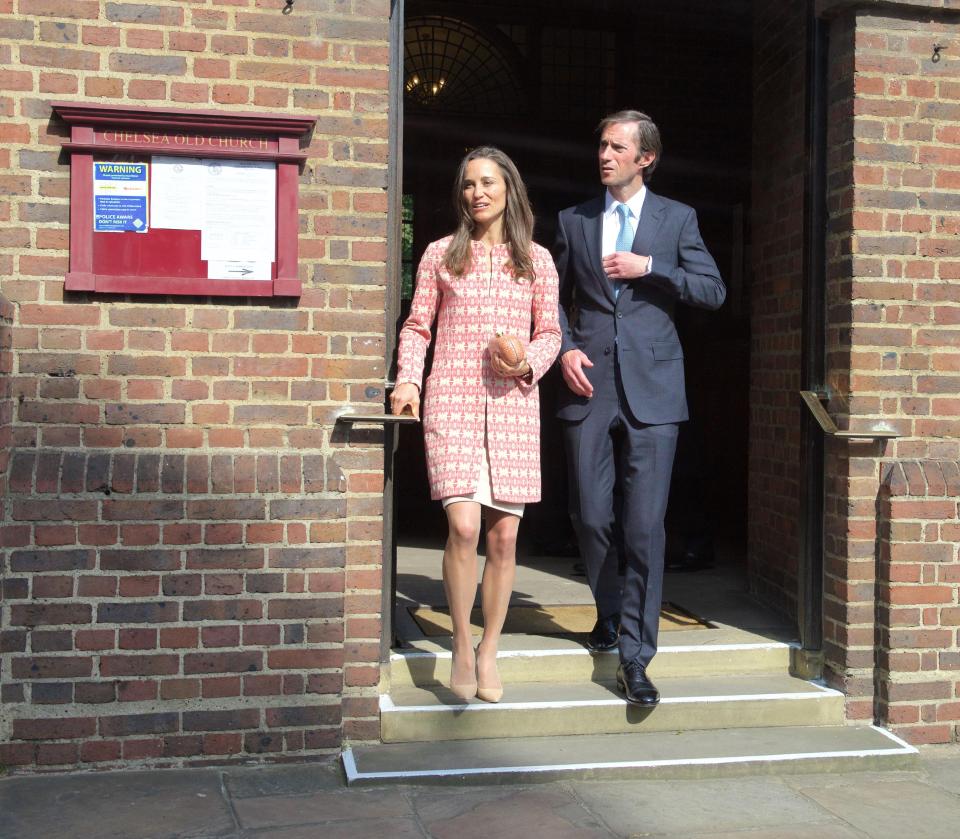 Pippa, 33, and James, 41, were seen attending the service on Sunday, just two weeks before their big day