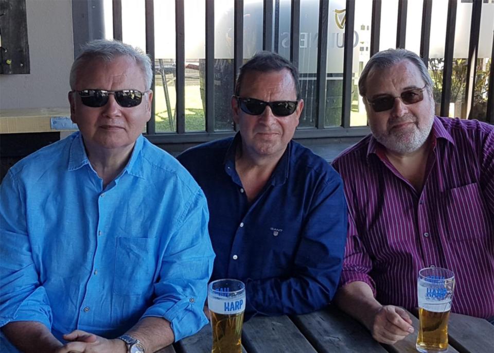  Eamonn Holmes shared a sweet snap of himself with his two brothers