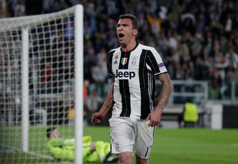  Mario Mandzukic's strike all-but-ended Monaco's hopes of overturning their first leg deficit