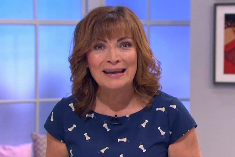  Fans thought Lorraine's dress appeared to show a naughtier print than milkshakes