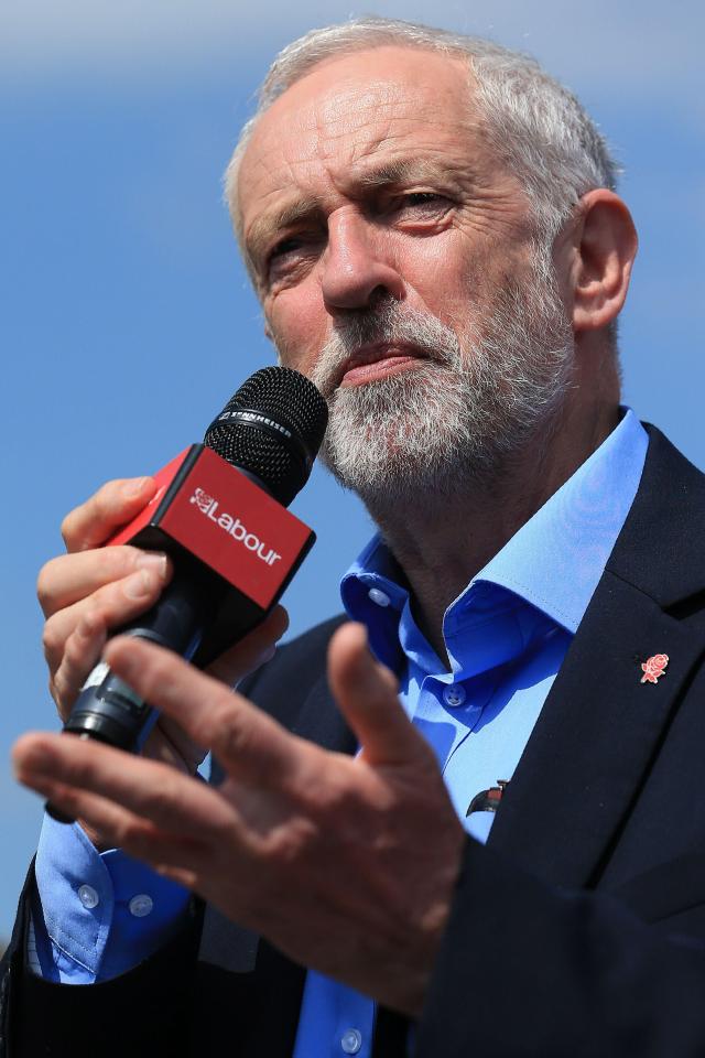  Many Labour candidates have failed to put Mr Corbyn on their election leaflets