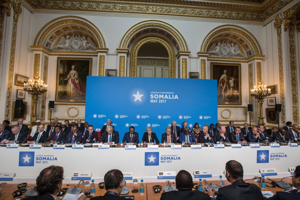  World leaders gather at the London Somalia Conference at Lancaster House