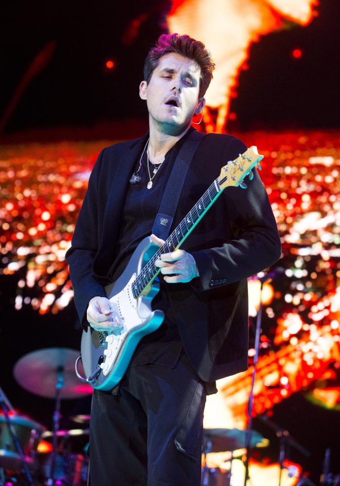  John Mayer performs at the O2 arena in London