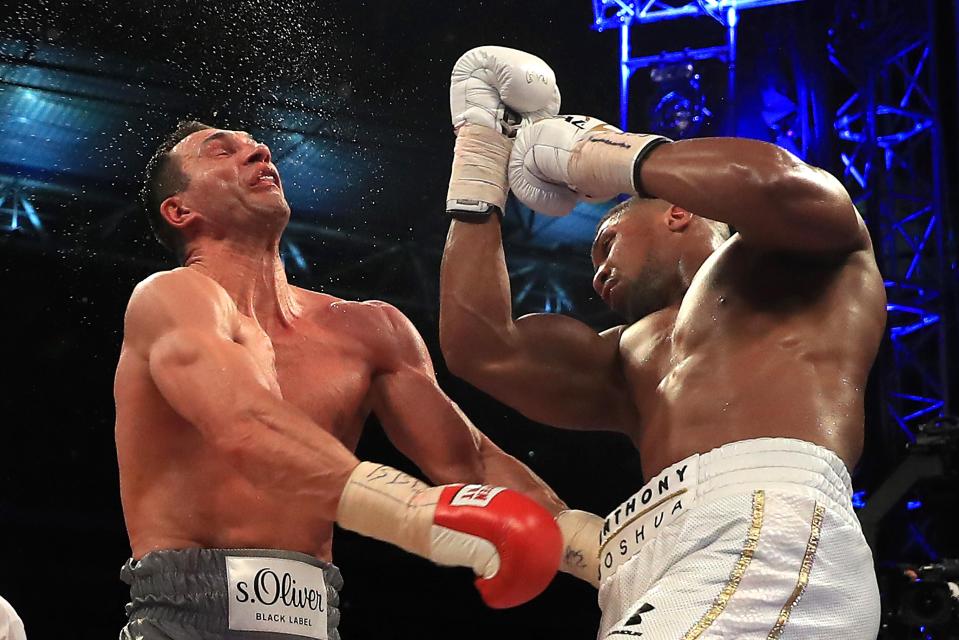  Anthony Joshua added another two world titles to the IBF belts, all of which were given up by Tyson Fury