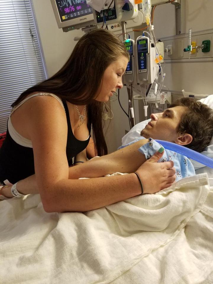  Jen with her brother Corey, 25, who tragically passed away last December from a rare heart condition