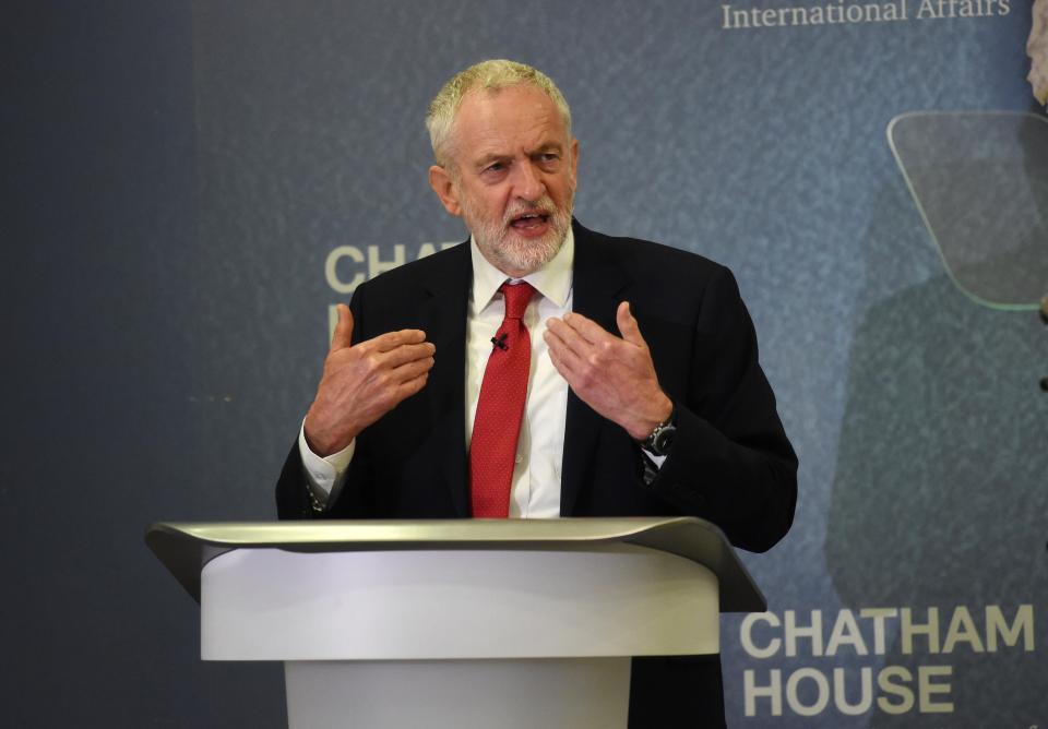  Jeremy Corbyn insisted he is the man to defend Britain