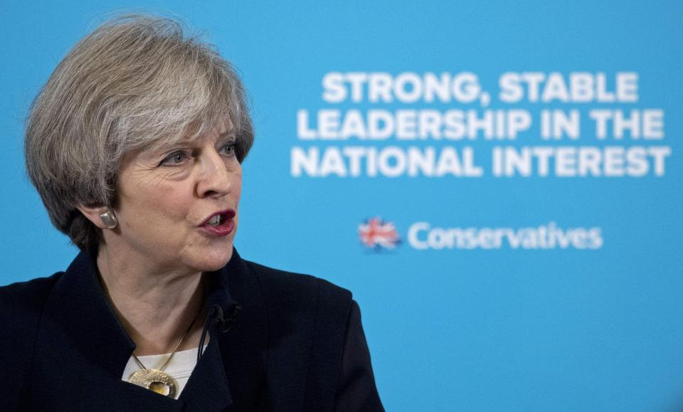  Theresa May has repeatedly promised to get net migration down to below 100,000 per year