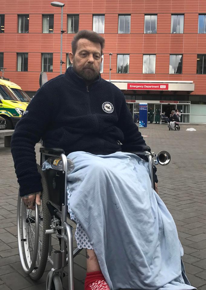 Richard Harvey learned his operation was cancelled after spending a day in hospital 