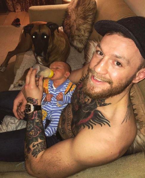  Conor McGregor recently welcomed his first child into the world