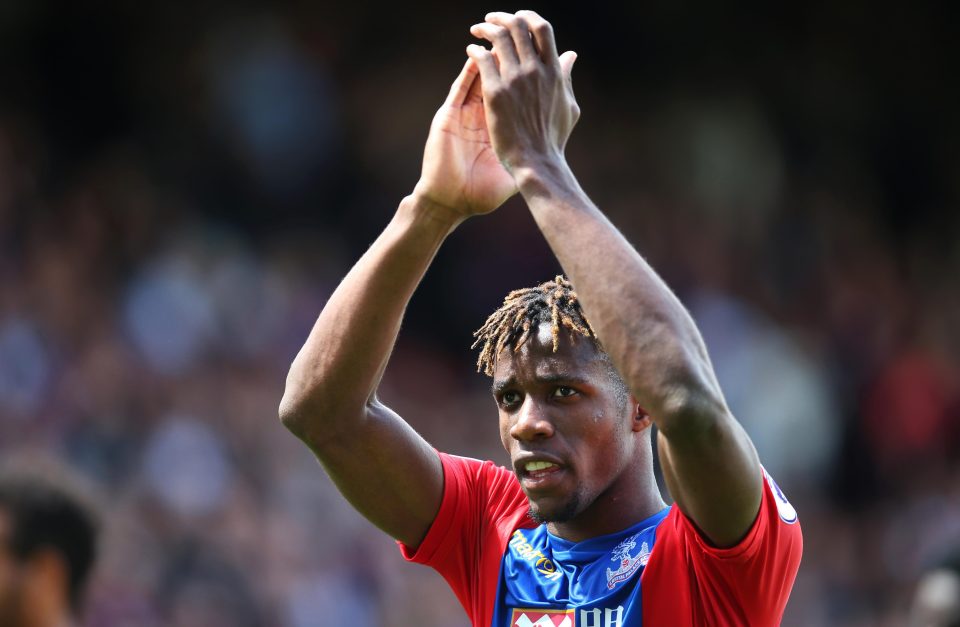  Crystal Palace star Wilfried Zaha has signed up for another five years