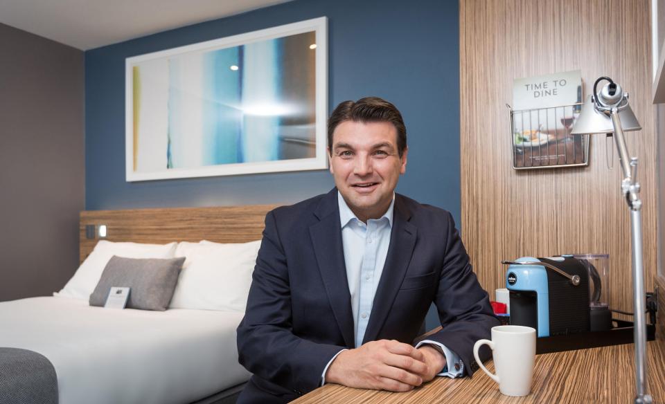  Travelodge boss Peter Gowers says SuperRooms offer a 'little bit more comfort'