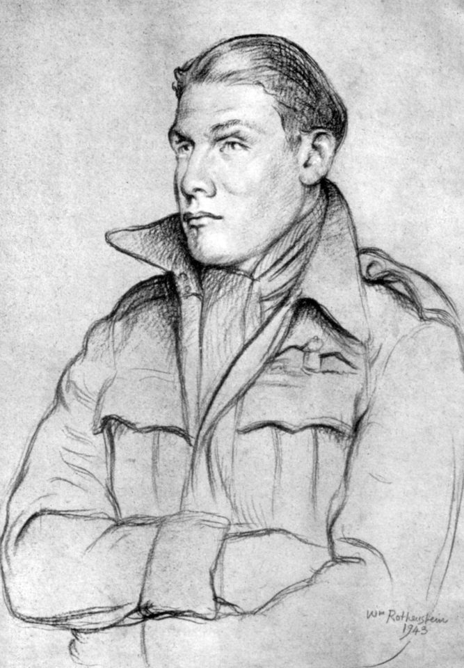  Artist Sir William Rothenstein crafted a drawing of Colin in 1943