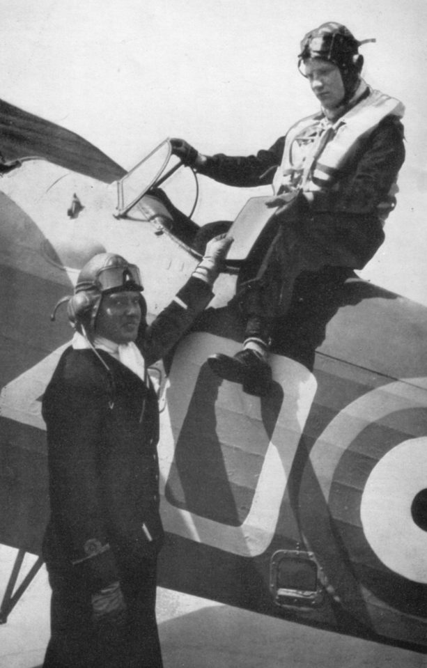  Colin, who lost both his legs in a horror crash in 1939, sits astride a Fairey Swordfish bomber