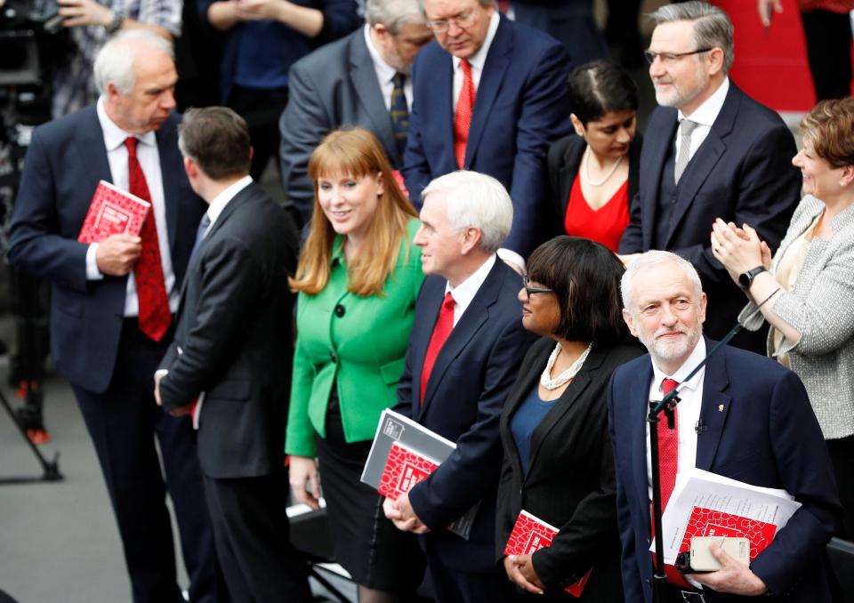  The Shadow Cabinet joined the leader at the event