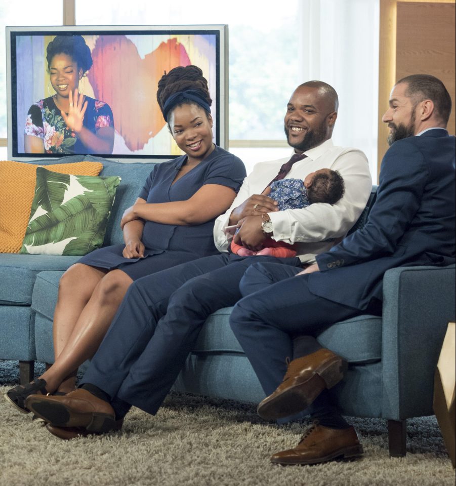  The whole family chatted to the hosts on the ITV show