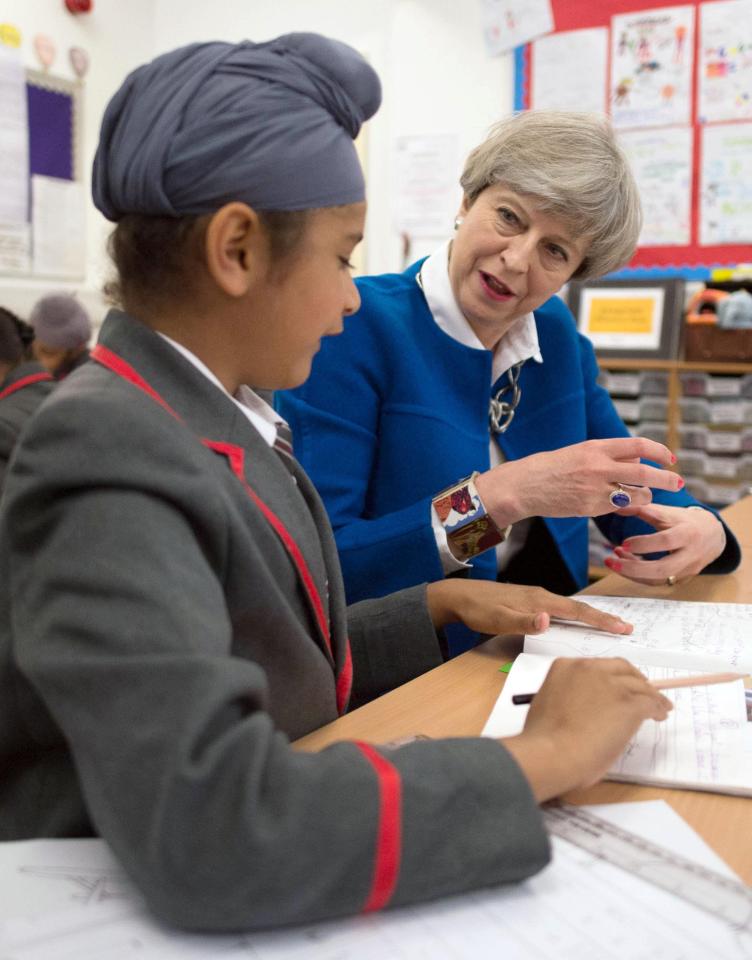  Theresa May revealed she is a big Harry Potter fan on a school visit