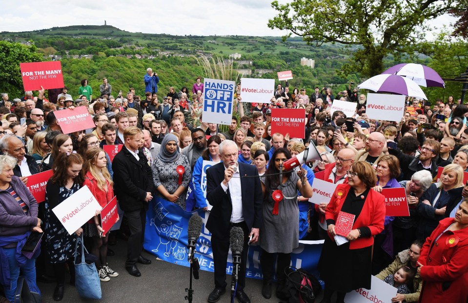 Mr Corbyn pledged to enforce the biggest state power grab since the 1970s