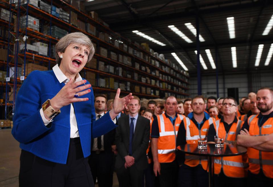  Prime Minister addresses Screwfix workers as part of an attack on former Labour strongholds