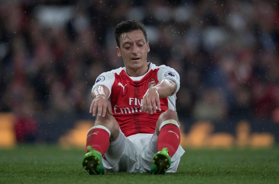  It looked like it was going to be a frustrating night for Mesut Ozil and Arsenal