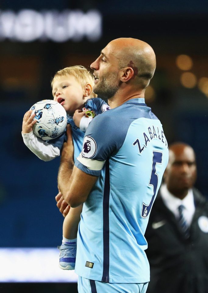  Pablo Zabaleta won two Premier League titles with Manchester City