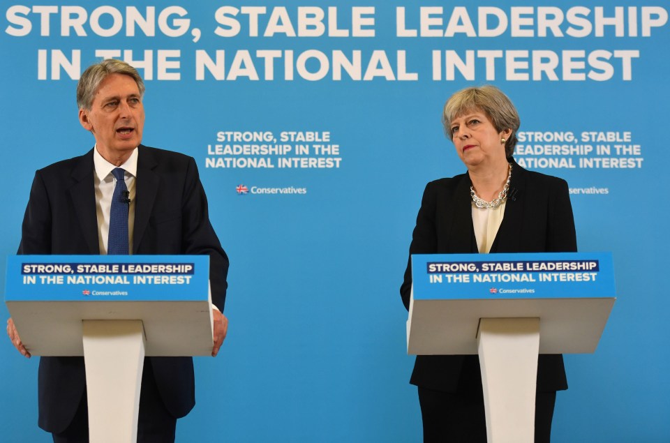 Theresa May refused to say whether Philip Hammond will stay on as Chancellor if the Tories win the election