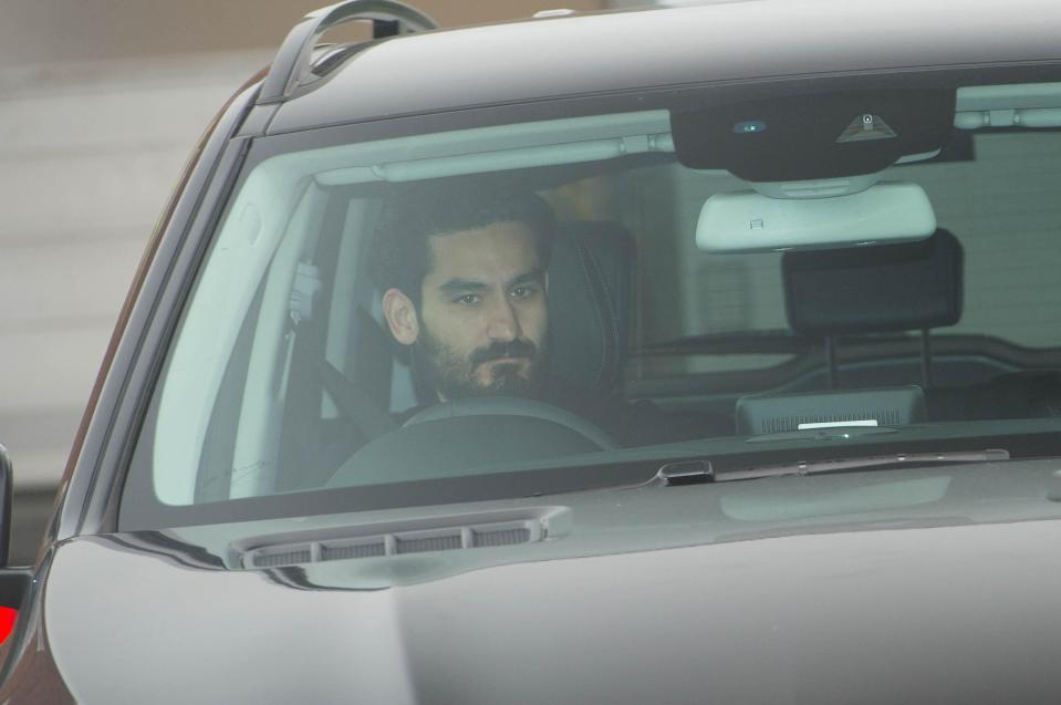  Ilkay Gundogan is still recovering from an injury he picked up in December